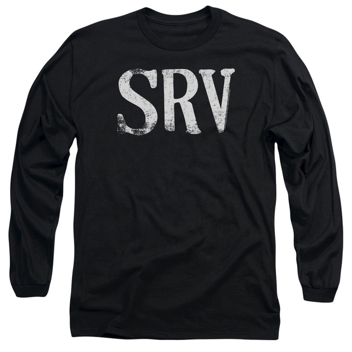 Stevie Ray Vaughan SRV Mens Long Sleeve Shirt Black