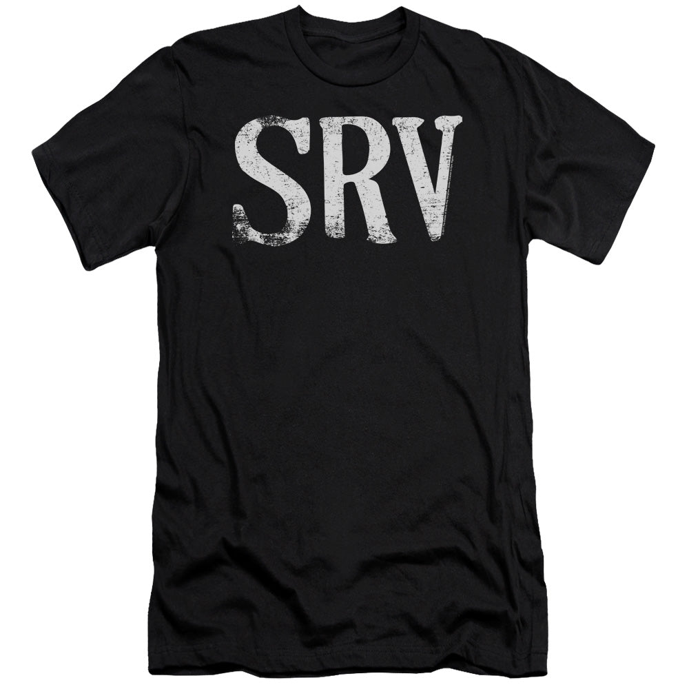 Stevie Ray Vaughan SRV Premium Bella Canvas Slim Fit Mens T Shirt Black