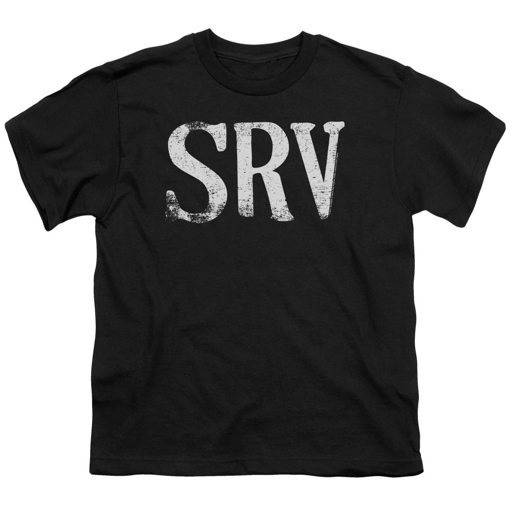 Stevie Ray Vaughan SRV Kids Youth T Shirt Black