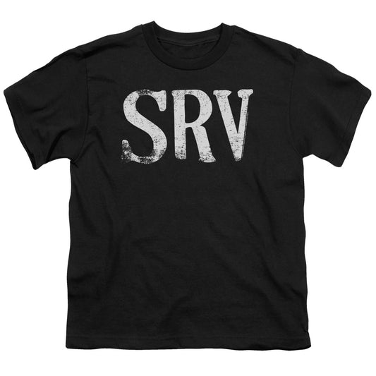 Stevie Ray Vaughan SRV Kids Youth T Shirt Black