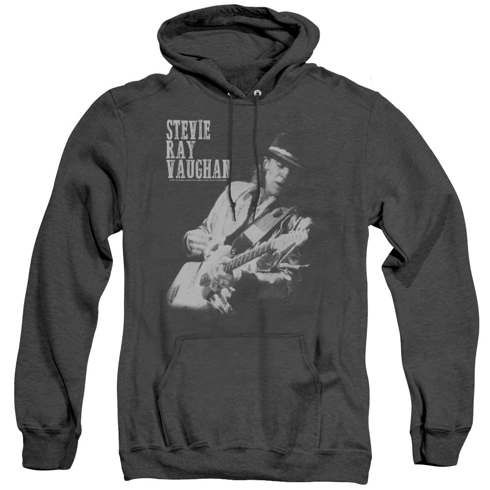 Stevie Ray Vaughan Live Alive Heather Mens Hoodie Black