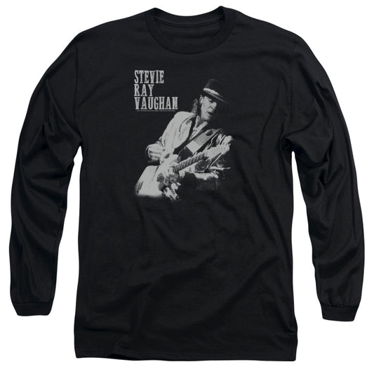 Stevie Ray Vaughan Live Alive Mens Long Sleeve Shirt Black