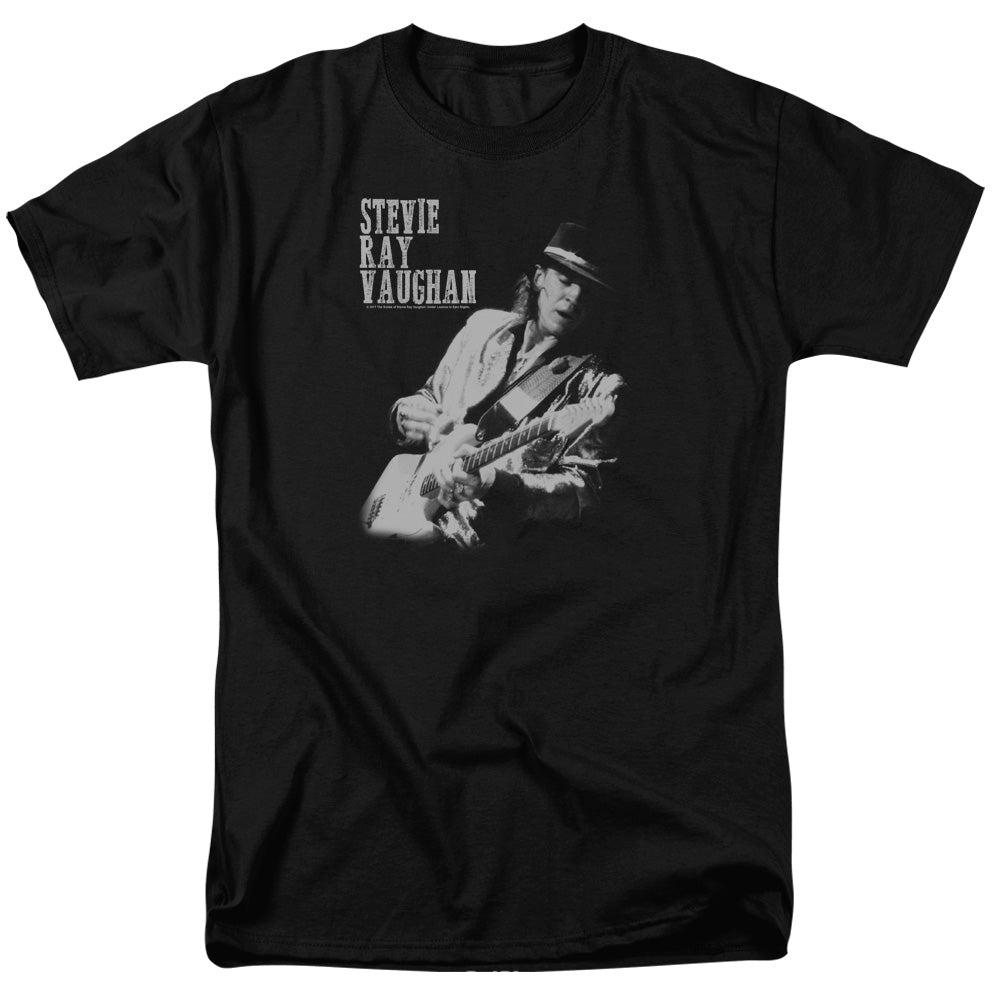 Stevie Ray Vaughan Live Alive Mens T Shirt Black