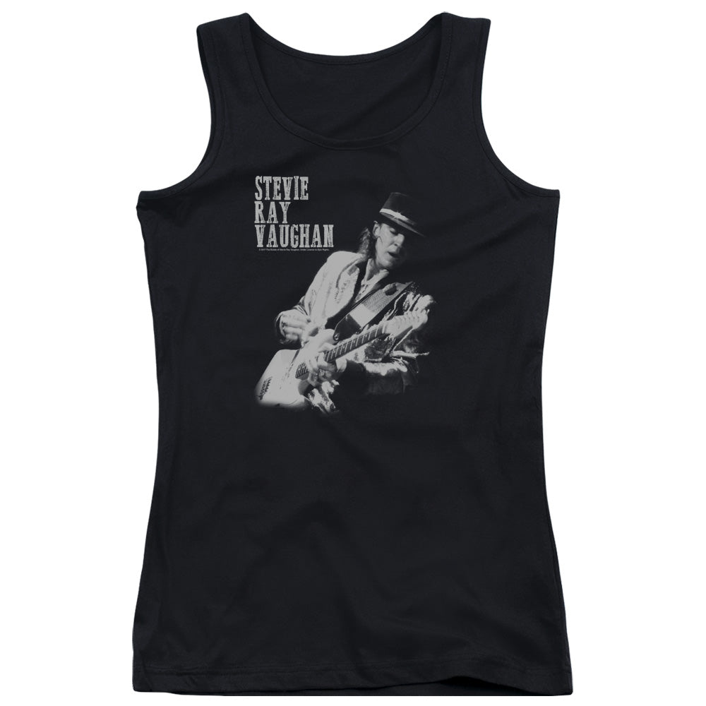 Stevie Ray Vaughan Live Alive Womens Tank Top Shirt Black