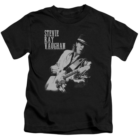 Stevie Ray Vaughan Live Alive Juvenile Kids Youth T Shirt Black