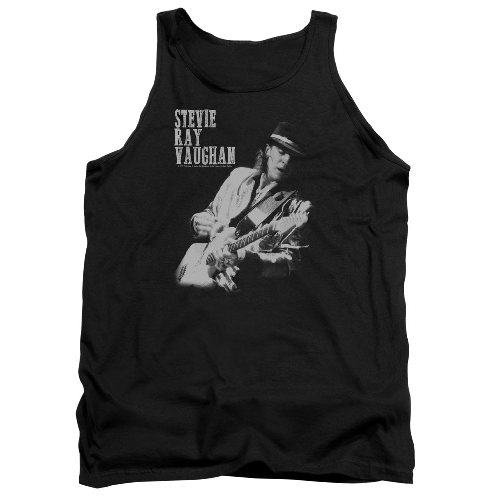 Stevie Ray Vaughan Live Alive Mens Tank Top Shirt Black