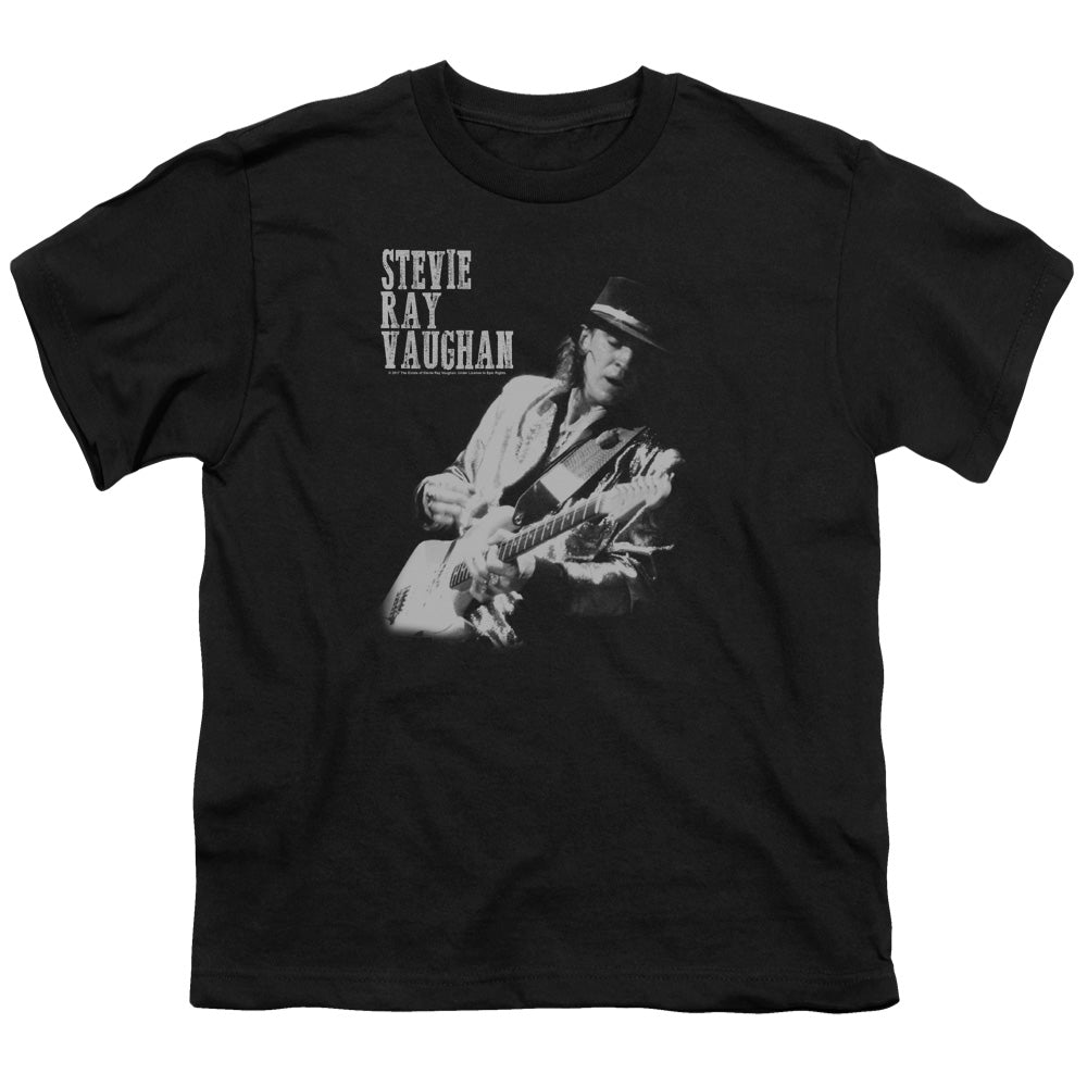 Stevie Ray Vaughan Live Alive Kids Youth T Shirt Black