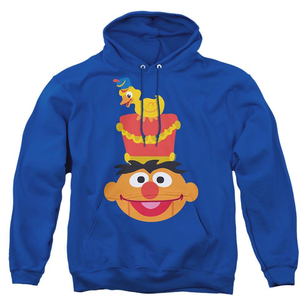 Sesame Street Christmas Nutcracker Ernie Mens Hoodie Royal Blue