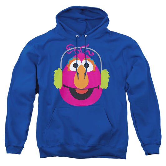 Sesame Street Christmas Nutcracker Telly Monster Mens Hoodie Royal Blue