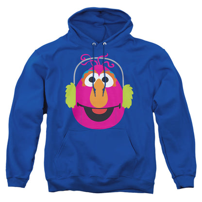 Sesame Street Christmas Nutcracker Telly Monster Mens Hoodie Royal Blue