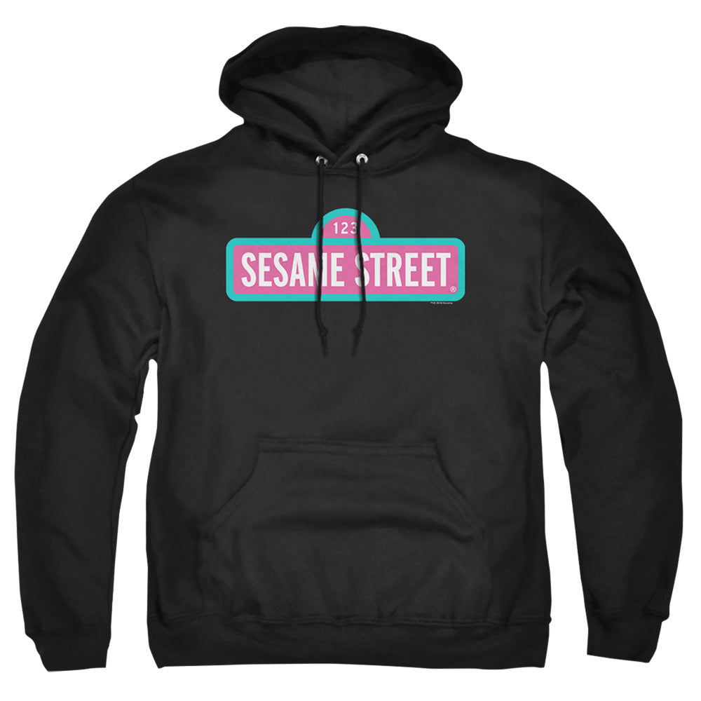 Sesame Street Alt Logo Mens Hoodie Black