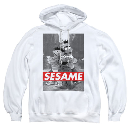 Sesame Street Sesame Mens Hoodie White