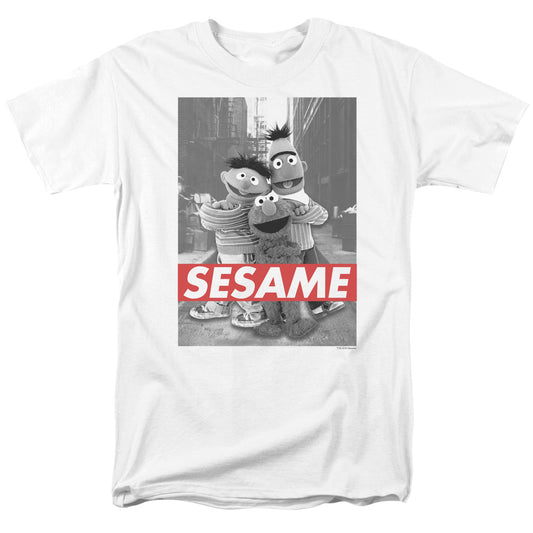 Sesame Street Sesame Mens T Shirt White