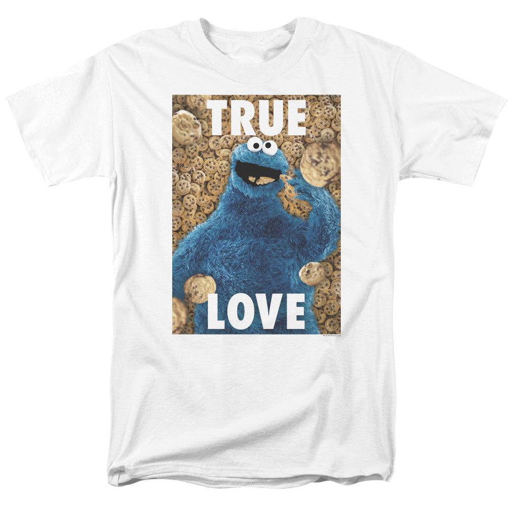 Sesame Street Beautiful Cookies Mens T Shirt White