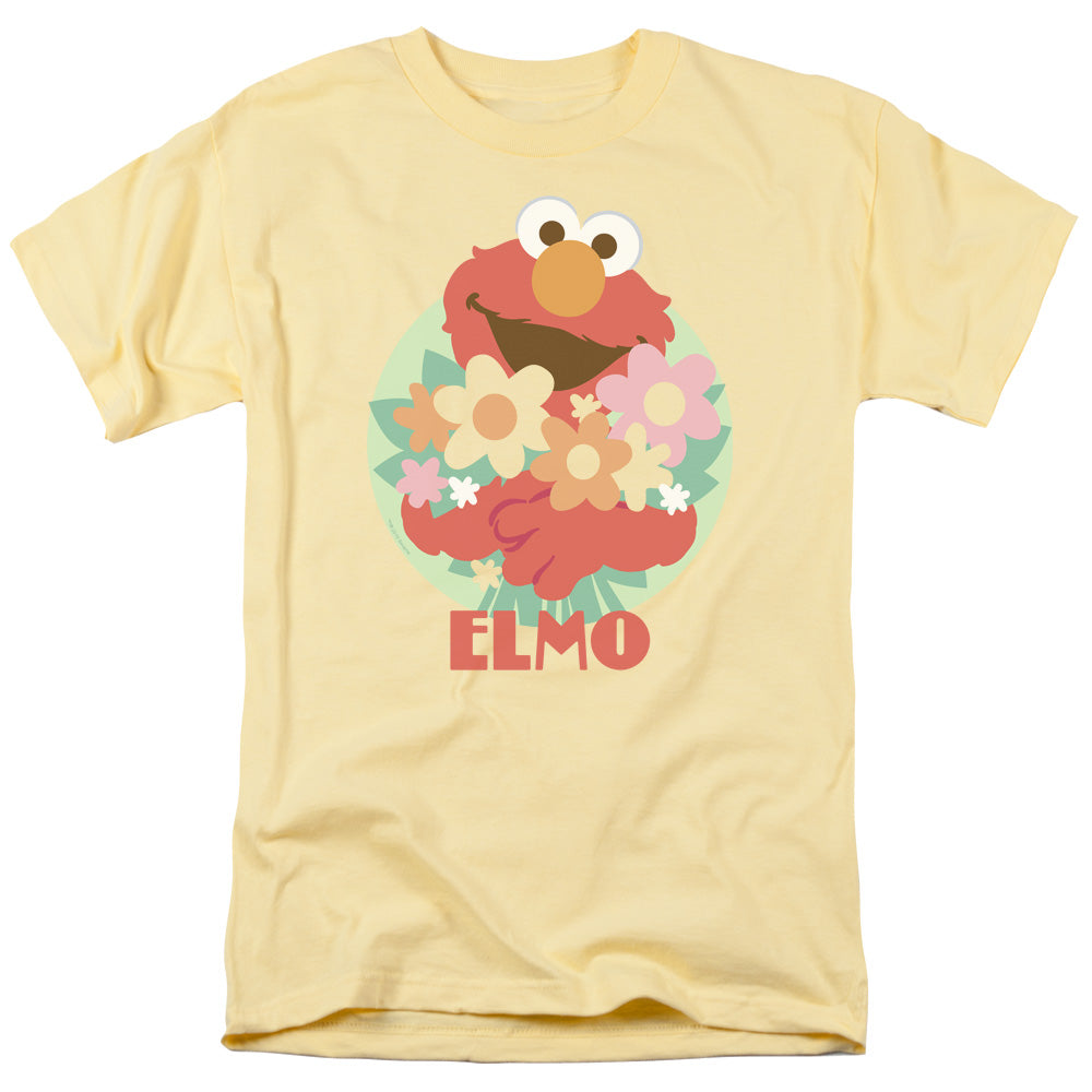 Sesame Street Flowers For You Mens T Shirt Banana