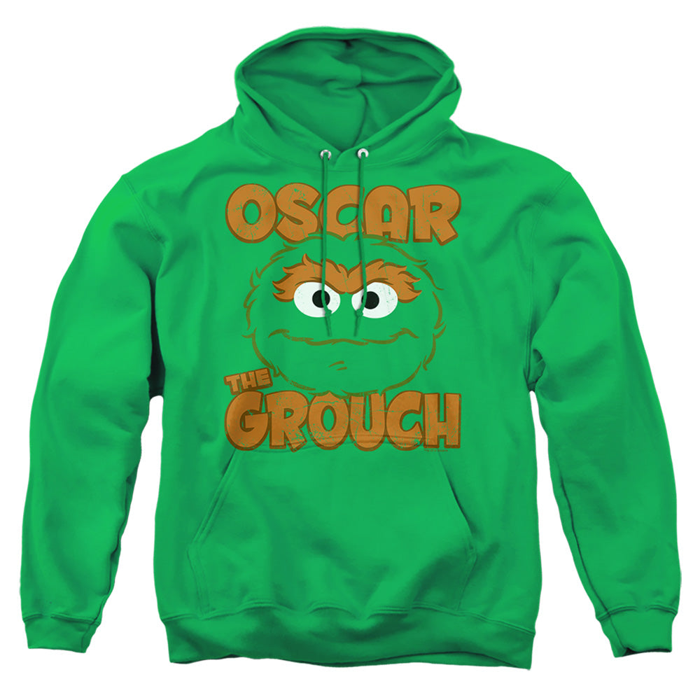 Sesame Street Oscar Sandwich Mens Hoodie Kelly Green