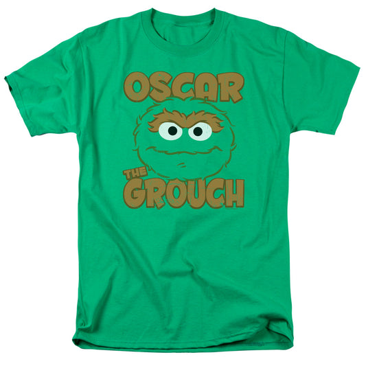 Sesame Street Oscar Sandwich Mens T Shirt Kelly Green