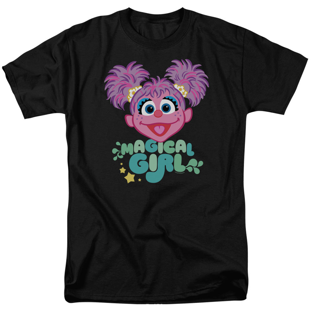 Sesame Street Scribble Head Mens T Shirt Black