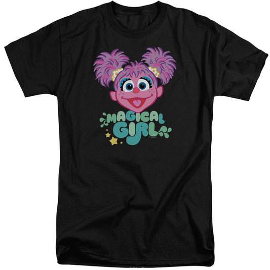 Sesame Street Scribble Head Mens Tall T Shirt Black