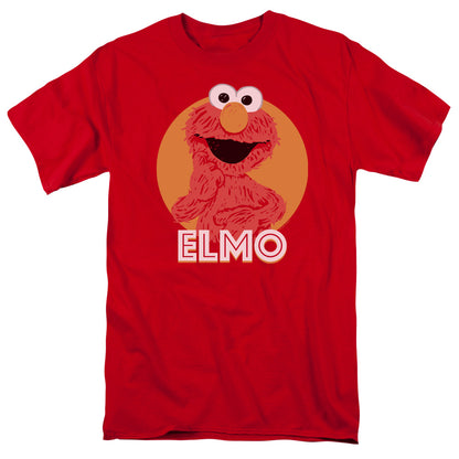 Sesame Street Elmo Scribble Mens T Shirt Red Officially Licensed