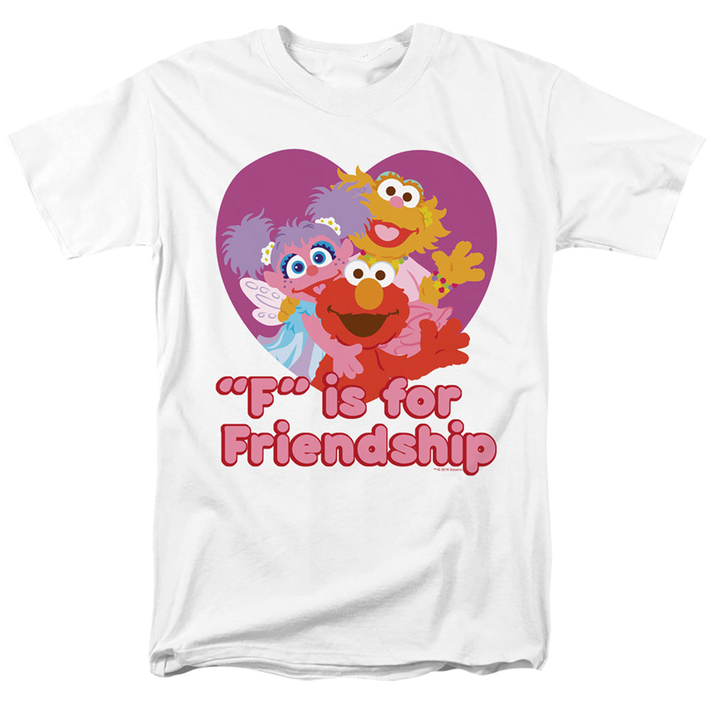 Sesame Street Friendship Mens T Shirt White