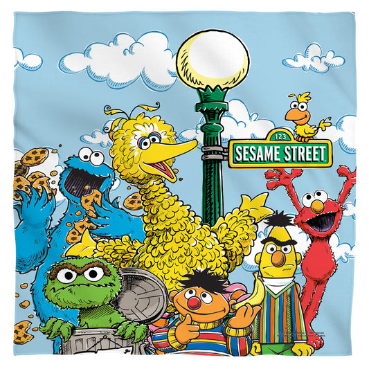 Retro Gang Sesame Street Bandana