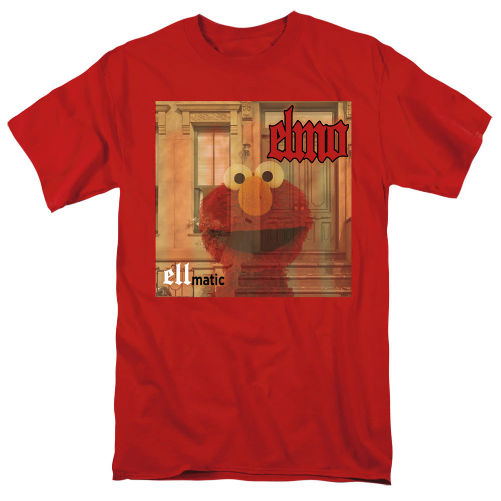 Sesame Street Ellmatic Mens T Shirt Red