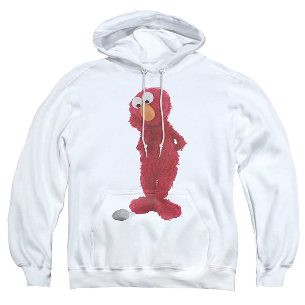 Sesame Street Existential Elmo Mens Hoodie White