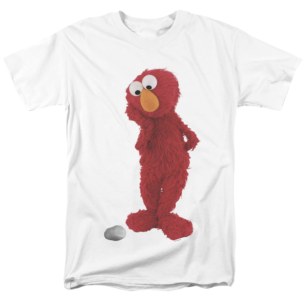 Sesame Street Existential Elmo Mens T Shirt White