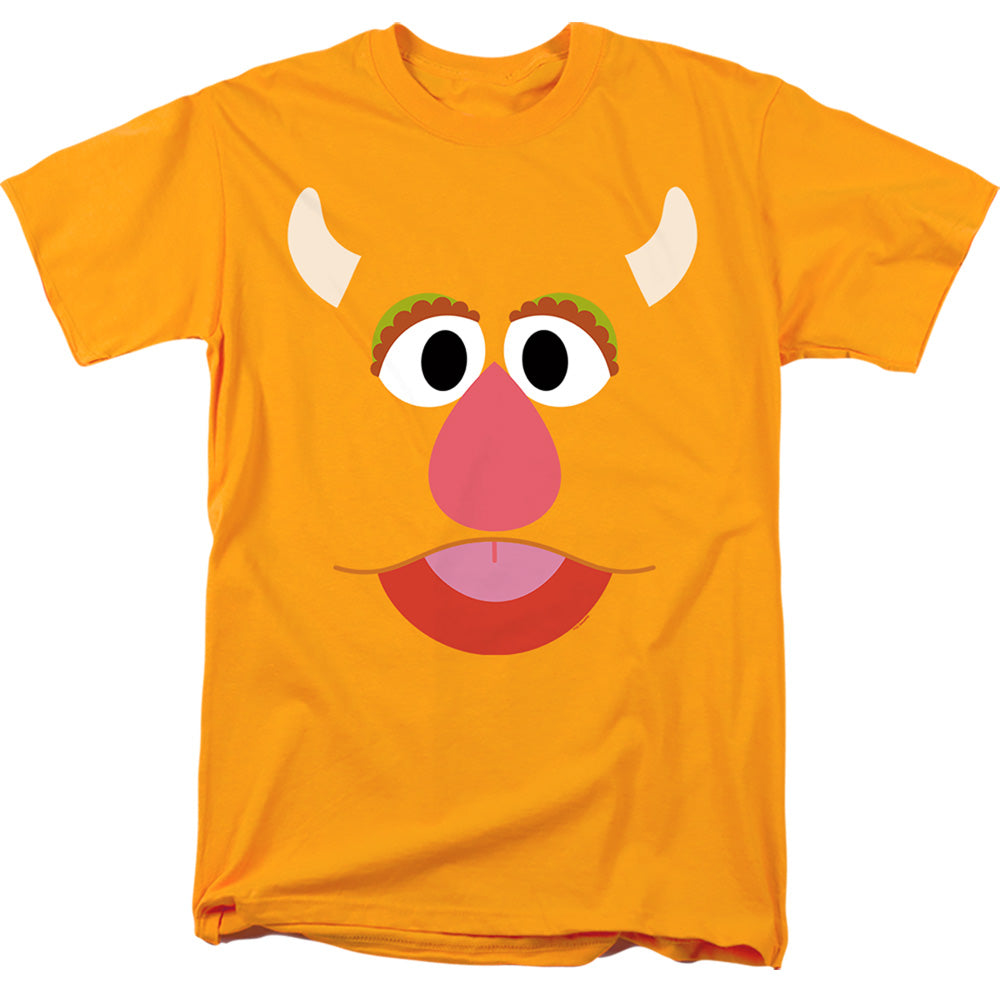 Sesame Street Freddy Face Mens T Shirt Gold