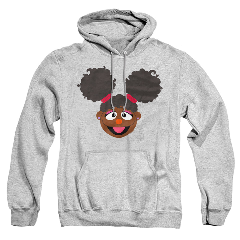 Sesame Street Gabrielle Face Mens Hoodie Athletic Heather