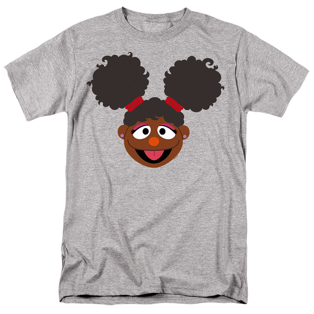 Sesame Street Gabrielle Face Mens T Shirt Athletic Heather