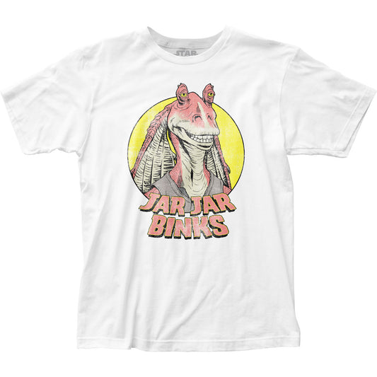 Star Wars Jar Jar Binks Mens T Shirt White