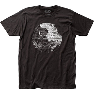 Star Wars Death Star Mens T Shirt Black