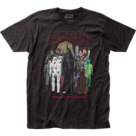 Star Wars Bad Guy Action Figures Mens T Shirt Black