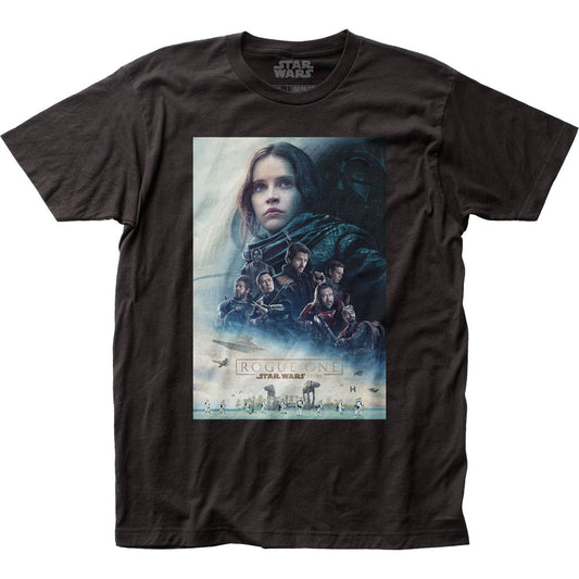 Star Wars Rogue One Poster Mens T Shirt Black