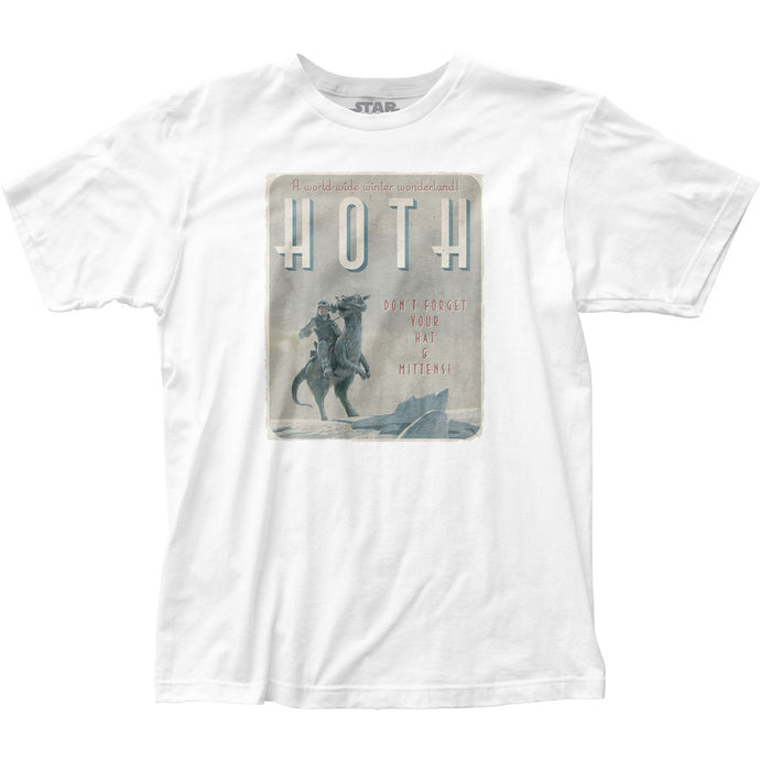 Star Wars Hoth Postcard Mens T Shirt White