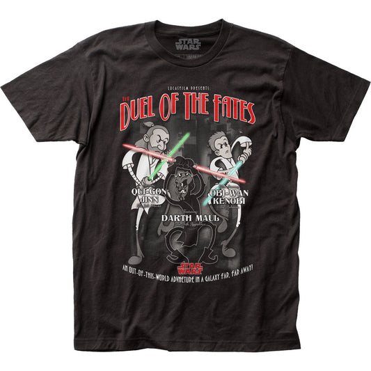 Star Wars Duel Of Fates Mens T Shirt Black