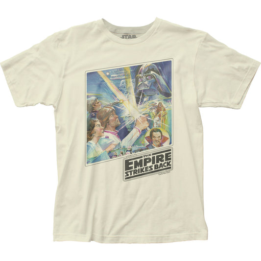 Star Wars Watercolor Poster Mens T Shirt Vintage White