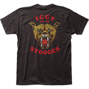 Iggy Pop Street Walkin Cheetah Mens T Shirt Black