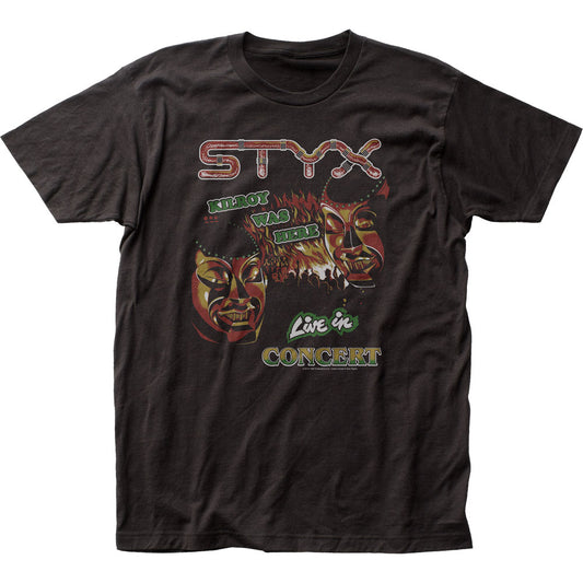 Styx Kilroy Was Here Mens T Shirt Black