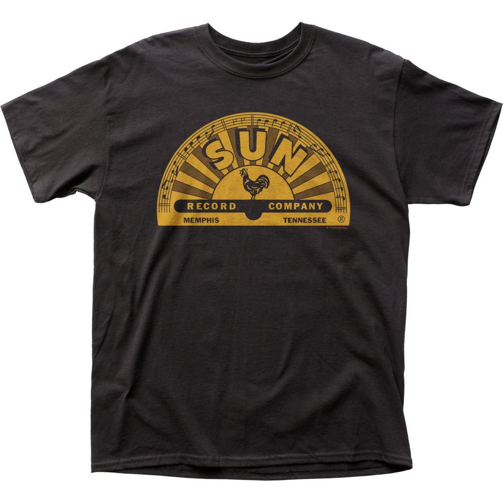 Sun Records Memphis Logo Mens T Shirt Black