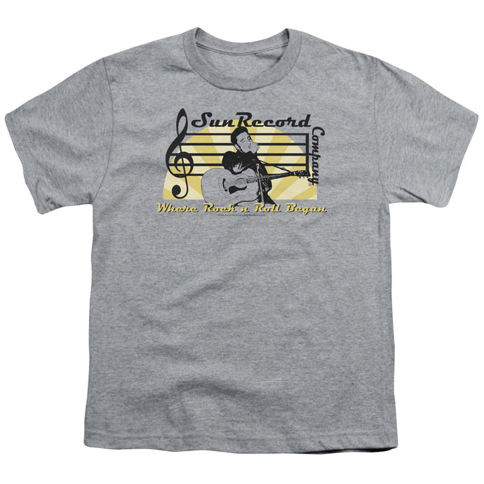 Sun Records Sun Record Company Kids Youth T Shirt Athletic Heather