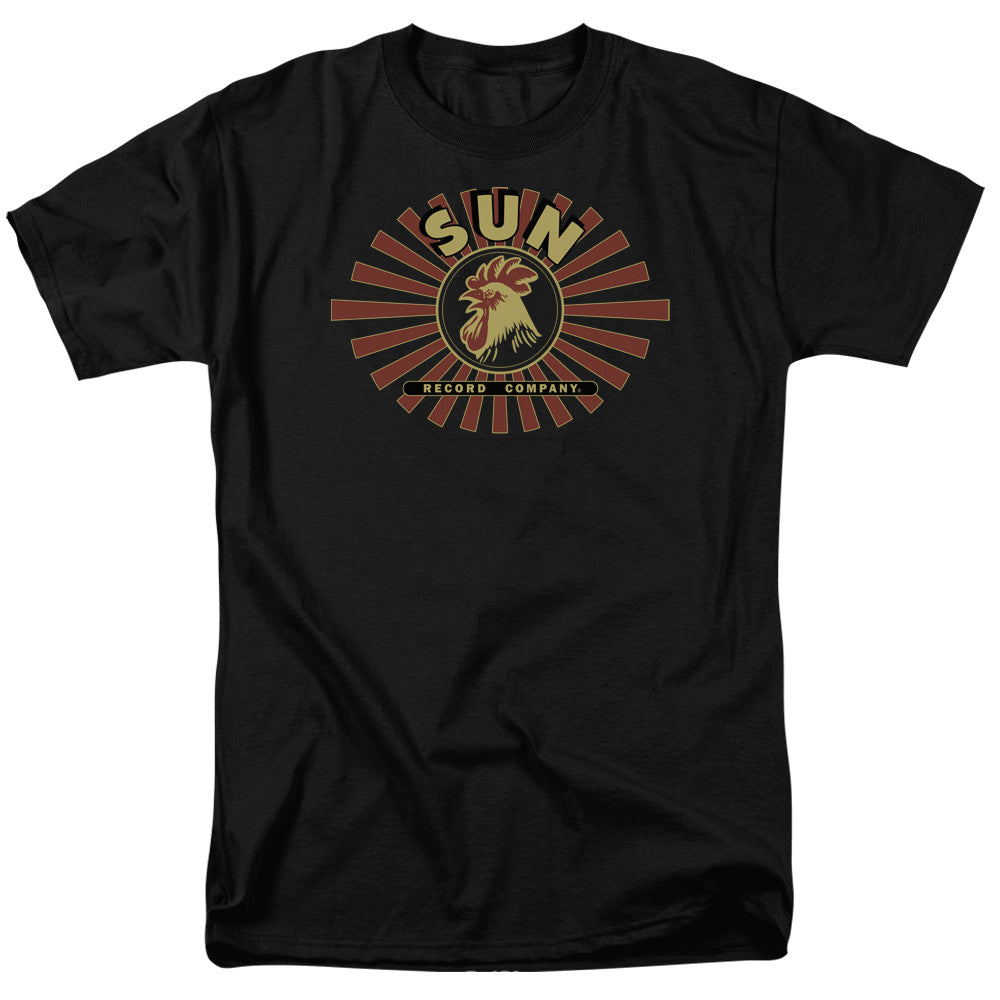 Sun Records Sun Ray Rooster Mens T Shirt Black