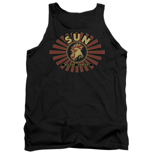 Sun Records Sun Ray Rooster Mens Tank Top Shirt Black