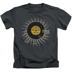 Sun Records Established Juvenile Kids Youth T Shirt Charcoal