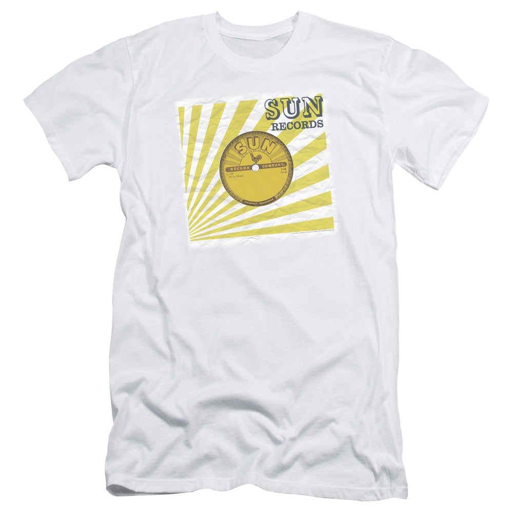 Sun Records Fourty Five Slim Fit Mens T Shirt White