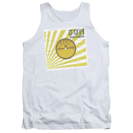 Sun Records Fourty Five Mens Tank Top Shirt White