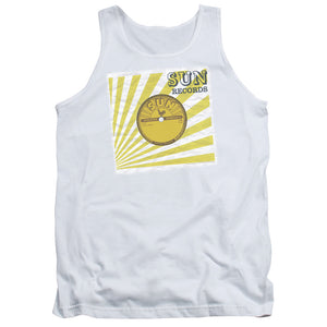 Sun Records Fourty Five Mens Tank Top Shirt White