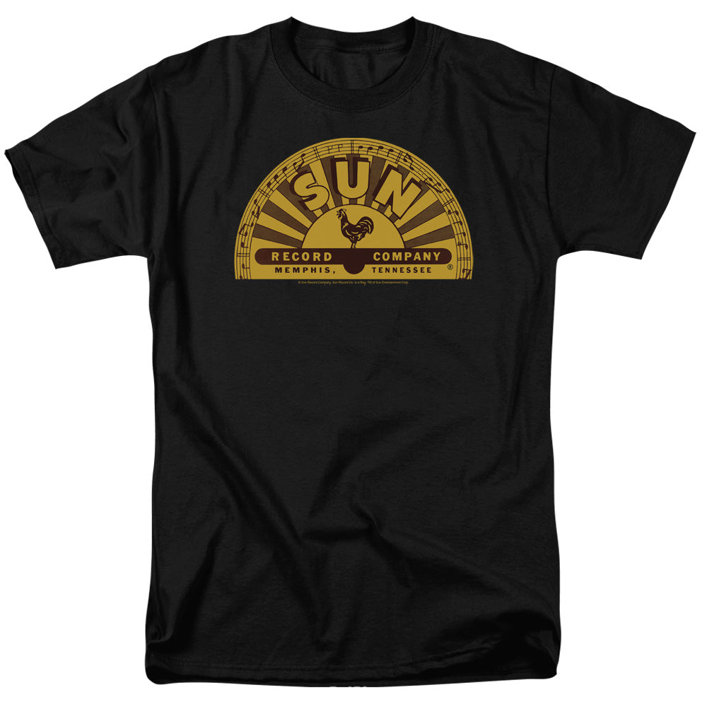 Sun Records Traditional Logo Mens T Shirt Black